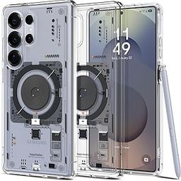Spigen Ultra Hybrid Magfit for Samsung Galaxy S25 Ultra Case, Galaxy S25 Ultra Back Cover (2025) - Neo One-16