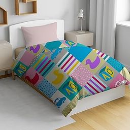 Home Plus Studio Kids Dohar Cartoon Printed Varr-DH-HST-Kids-All (Cubes)-image-17