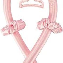SAVE Satin Heatless Curling Set | Overnight Hair Curlers to Sleep In | Heatless Curls | Heatless Hair Curler Roller | Curling Rod Headband | No Heat Culers | Hair Rollers (Random)-image-99