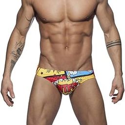PANTEAZY Men's Trendy Printed Brief – Eye-Catching Design-7