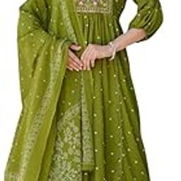 Kurti with Pant and Heavy Print with Lase and Embroidery YOGE-image-7