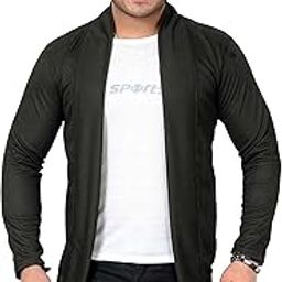 Faishionbazaar4u Men's Polyster Shrug Regular Full Sleeves Cardigan for Casual Wear, Fashion Wear-image-6
