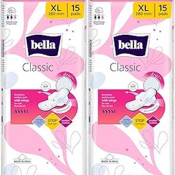 Bella Maxi Regular Sanitary Napkins - 15 Pieces (Pack of 2), Drai Wings Classic-image-18