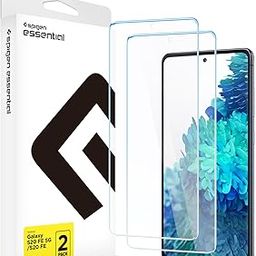 Spigen Essential Glas.tR CE Tempered Glass Screen Guard for Galaxy S20 FE 5G / 4G - 2 Pack-32