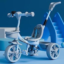 Lifelong Trike Cycle for Kids Cycle 2-5 Years-Tricycles for Boy&Girl-Baby Cycle-Bicycle for Kids-Bike with 3 Eva Wheels,Bell&Basket -Durable Tricycle with Parental Control 30Kg Capacity,Multicolor-17
