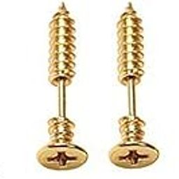 Blovess 3 Pair Men Unisex Stainless Steel Piercing Cross Screws Ear Stud Earrings-image-62