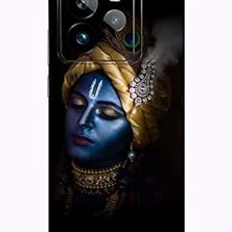 OggyBaba Blue Krishna Mobile Skin - Premium Matte Finish tective Wrap Compatible with Realme Gt 7 pro - Slim & Stylish Design-image-0