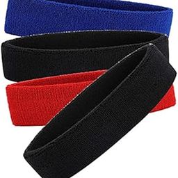 R-LON Workout Headband for Women & Men - Moisture Wicking & Non-Slip Exercise Hairband or Sports Sweatband -Ideal for All Sports Like Tennis, TT, Badminton, Running and Yoga (4 PC) a8-image-60