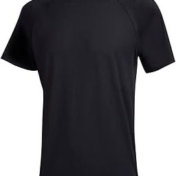 Men's UPF 50+ Rashguard Swim Tee Short Sleeve Running Shirt Swimwear Swim Hiking Workout Shirts-image-20