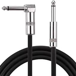 EKAAZ P38 Mono Guitar – Straight to Right Angle 1/4 Inch Instrument Cable (5 Meter)-picture-20