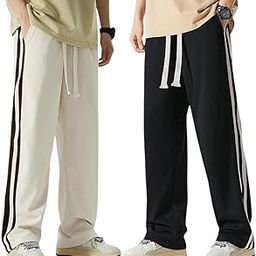 Men's Loose Mid Rise Casual Trousers Pants | Regular | Sports Stylish Treck Pant | Sweatpants (Available in Plus Size and Combo Pack of 2)-3