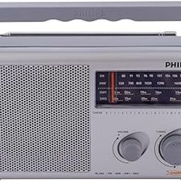 Philips Portable Radio RL384/94 with MW, SW & FM Band, 500mW RMS Sound Output, Telescopic Antenna, 4-Inch Loudspeaker, Powered by 3xR20 (4.5V DC) External DC Socket-10