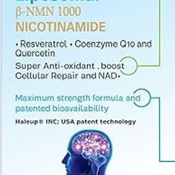 Liposomal NMN 1000 mg 3-in-1 Formula, Enriched with Resveratrol, Quercetin and CoQ10 |99.9% Pure |Healthy Ageing|Cellular Repair|Boost NAD+| Energy Levels| Skin Health (Pack of 4)-image-55