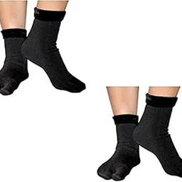 rapid Winter Thick Warm Ankle Length Fleece Lined Thermal Stretchy Elastic Velvet Socks (WithThumb) For Girls/Ladies/Women-picture-47