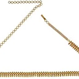 kushal's Fashion Jewellery Gold Polished Antique Belt With Adjustable Chain Best for Festive Season & Special Occasion - 442376-picture-20