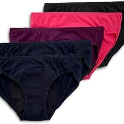 Adira Period Panties | Hipster Fit for Medium & Low Flow | Leakproof & Skin Friendly | Use with Pad | for School, Travel & Work | Patented | 5 Pack-image-39
