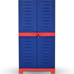 Supreme Furniture Fusion SR 02 (Shoe Rack) Waterproof Made by 100% Virgin Plastic for Home (Medium Size, Coke Red/Blue)(Assembly:-Do It Yourself)-image-12