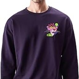 Pink Panther: Hustler Men Oversized Sweatshirts-image-4