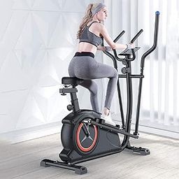 IRIS Fitness Smart 2-in-1 Upright Elliptical Full-Body Exerciser, Arm/Leg Cardio Workout Machine for Home.-5