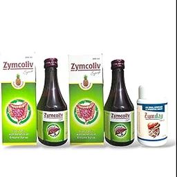 Zymcoliv Liver and Enzyme Syrup For Healthy Liver | 100% Ayrvedic Liver Tonic With 100 ZYMDAY Tablets | For Men And Women, Pack Of 1 (200 ML) |-22