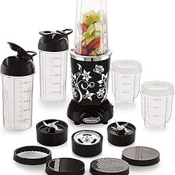 Cookwell Nutri Blender (5 Jar 3 Blade, Black)-14