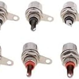 ATORSE 3x10 Pieces Panel Mount RCA Female Socket Connectors Adapter-image-68