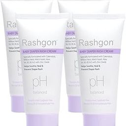 Rashgon Baby Diaper Rash Cream | Skin Care for Babies | Soft and Moisturised Baby Skin | Naturally Treats and Prevents Diaper Rash | (Pack of 1-50gm X 4)-12