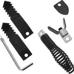 TOBBOMEY 1set Drain Cleaning Cutter Blades for Unclogging Drains Versatile Attachments for Plumbing Arrow Side Cutters for Efficient Sewer Maintenance-image-59