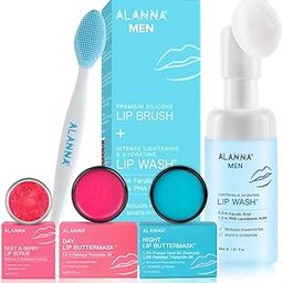ALANNA® Smoker Lips Treatment Kit | 0.5% Ferulic Acid & 1% PHA Lactobionic Acid | Vitamin C for Dark Lips | Exfoliate and Soften Lips | 30 ml + 45 gm-5
