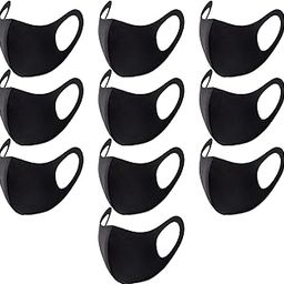 10PCS Face Mask Covers with Elastic Ear Loop Cover Full Face Anti-Dust, Unisex, Washable, Breathable, and Reusable-24