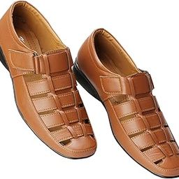 Men Sandals Tan UK 8-picture-23
