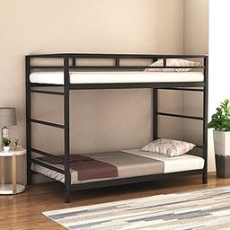 ZIAULA Sturdy Metal Bunk Bed 4X6 Feet (Double) Size Cot | 2-Step Bunk Bed | Space-Saving Design | Ideal for Adults | Durable Mild Steel Frame | Easy Assembly (4X6 Feet Without MDF)-image-60