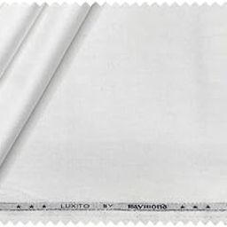 Raymond Premium Cotton shirt fabric (Unstitched, 1.6Meters) (White)-image-98