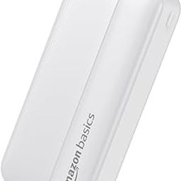Amazon Basics 20000 mAh Power Bank | Fast Charging | Dual Output USB-A Ports | Dual Input (White)-40