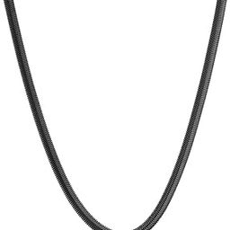 Stainless Steel Oscar, Snake and Mini Curb Chain | Necklace Chain for Men and Boys | Waterproof, Anti-tarnish, Rust-free-image-11