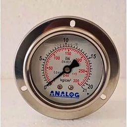 Pressure Gauge 0-7 kg/cm² (63 mm) 1/4" BSP (M) With Highly Calibrated & Rugged stainless steel construction 0-100 PSI-picture-18