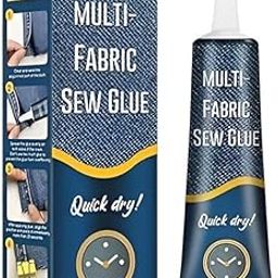Cannagenix Fabric Adhesive Sew Fabric Glue for Cloth Clothing Permanent Waterproof Liquid Reinforcing Adhesive Glue Quick Dry Multi Fabric Sew Glue Secure Stitch Fabric Glue Sewing Solution Kit-image-73