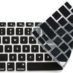 Keyboard Cover for Old MacBook Air 13 inch 2010-2017 Release A1466 A1369 & Old MacBook Pro 13/15 inch 2015 or Older Version [A1425 A1502 A1398 A1278 A1286] TPU Clear-18
