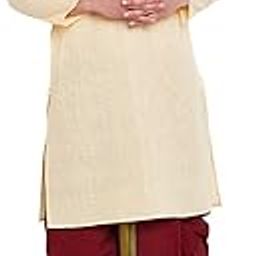 (Since 1958 Men's Brown and Black Cotton Dhoti Kurta Set-image-8