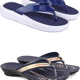 Women's Sandals | Lightweight Wear| Stylish & Easy to Wear For Women'S GP-SAN-(2-COMBO)-1859-1957-image-93