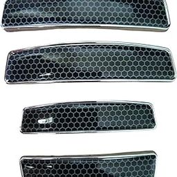 Laps of Luxury® Plastic Multicoloured Car Door Guard Sticker Metallic Cobra Colour-image-5