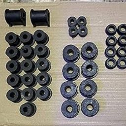 AUTO MT SPRING SHACKLE SUSPENSION BUSH KIT FOR MARUTI GYPSY 42 PIECES GYPSY SPARE PARTS-16
