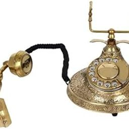 Vintage Collection Antique Landline Telephone, Golden-18
