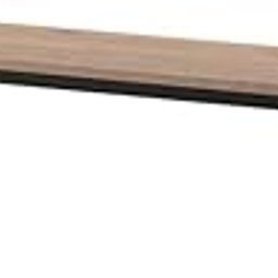 MARIAS KOMMERCE FJALLBO Wall Shelf, Black, 101x20 cm, Industrial Style Wall Mount Ledge-image-41