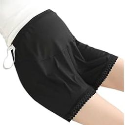 CURVEAR Maternity Shorts for Pregnant Women – High Waist Pregnancy Shorts with Belly Support | Stretchable Cotton Pregnancy Wear for Comfort, Breathability & Bump Support | Ideal for Daily & Workout-image-81
