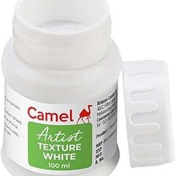 Camel Artist Texture White Paint, 100 ml, Non-Toxic.-picture-11