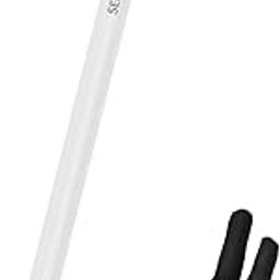 Universal Stylus Pen Compatible with iOS &Android Enabled Devices, High Precision & Sensitivity,Rechargeable Stylus Works with All The mobiles/Tabs Free Glove Inside The Box., White-19
