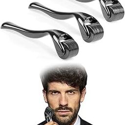 iclone (set of 3 variant) Rollers Face 0.5mm, 1mm, 1.5mm For Hair Regrowth Beard Men Growth Head Derma Scalp Massager Face with 540 Titanium Needles | Repairs Damaged Hair Fall | Easy to Use Safe Effective 3 Pack Roller-image-78