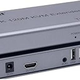 4K HDMI KVM Extender USB Mouse/Keyboard Extension 120M by Cat/RJ45/LAN/UTP Network Cable, IR Control, TX/RX 3.5MM, Keyboard Touch Screen (4K 120M HDMI KVM Extender)-38
