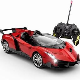TEC TAVAKKAL Remote Controlled Super Racing Car, Super Racing Sports High Speed Toy Vehicle, Motor RC Chargeable Cars for Kids (Red)-11